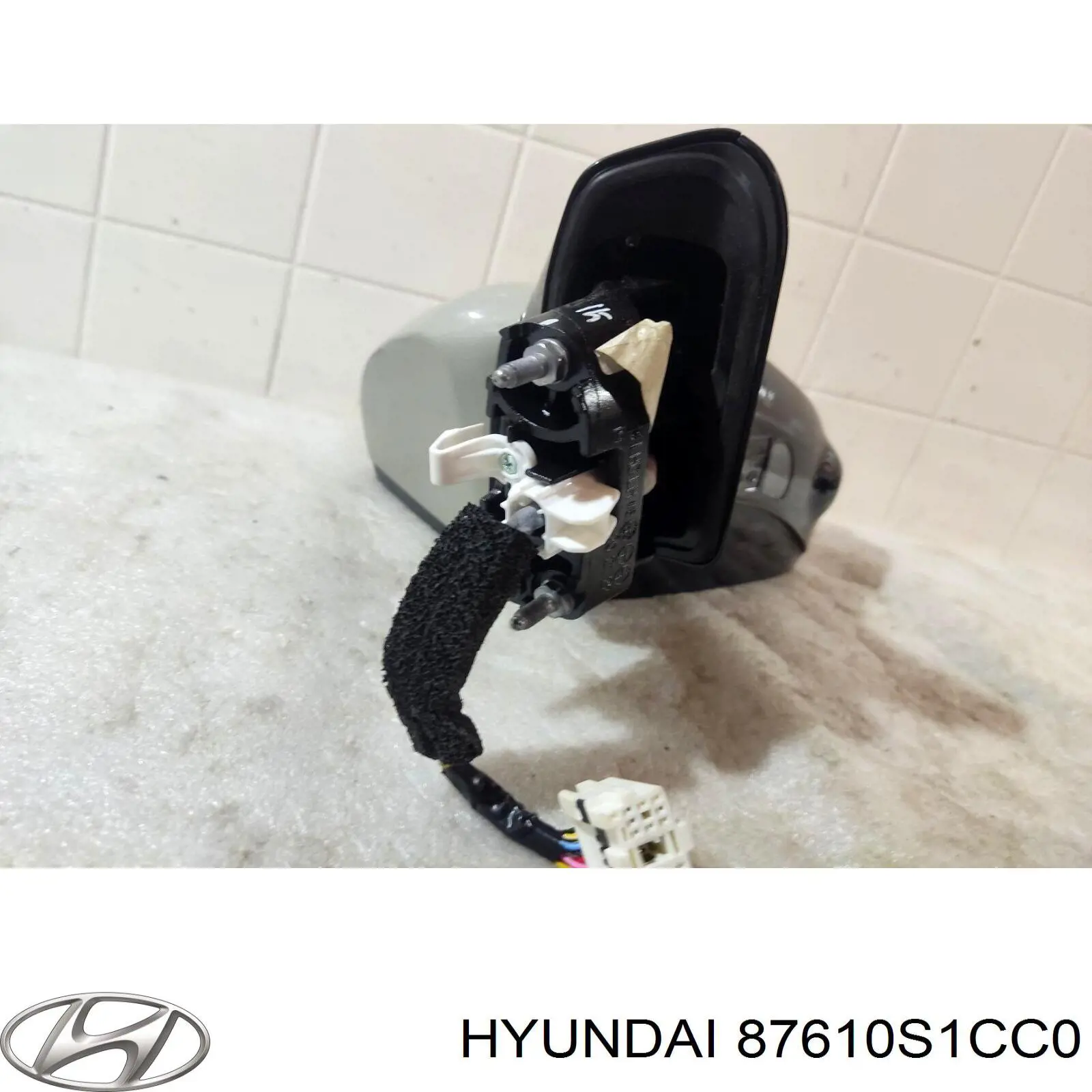 87610S1CC0 Hyundai/Kia Дзеркало заднього виду, ліве