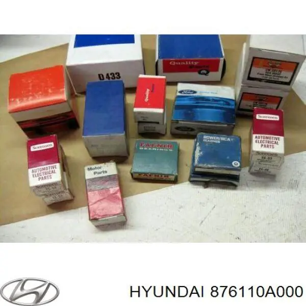 876110A000 Hyundai/Kia Дзеркальний елемент лівого дзеркала заднього виду