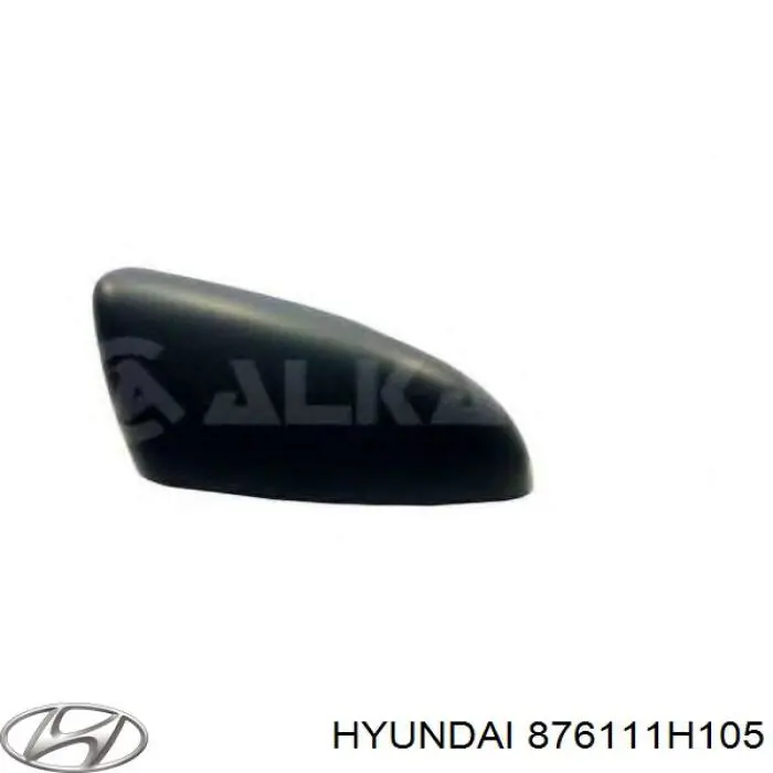 Дзеркальний елемент лівого дзеркала заднього виду Hyundai/Kia 876111H105 ціна, від 99.68 USD