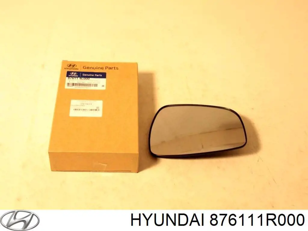 Дзеркальний елемент дзеркала заднього виду, лівого Hyundai SOLARIS (SBR11) (Хендай Соляріс)