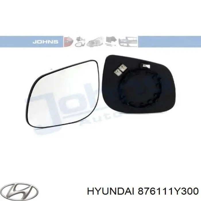 Купити 876111Y300 Hyundai/Kia Дзеркальний елемент дзеркала заднього виду, лівого