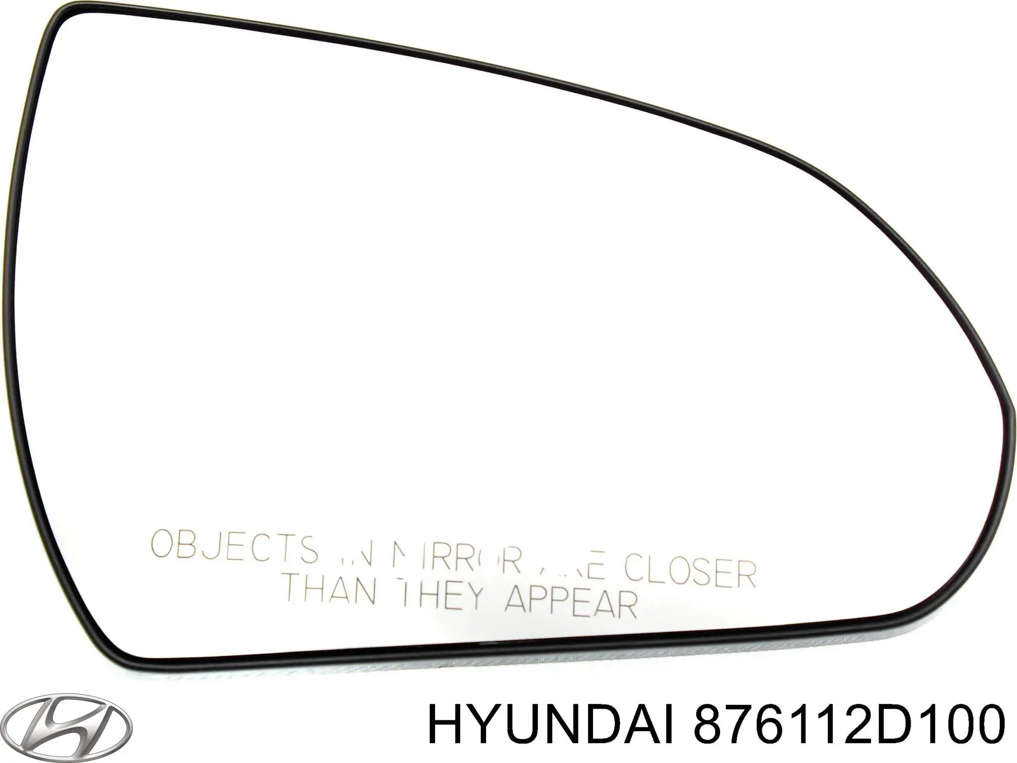 876112D100 Hyundai/Kia Дзеркальний елемент лівий