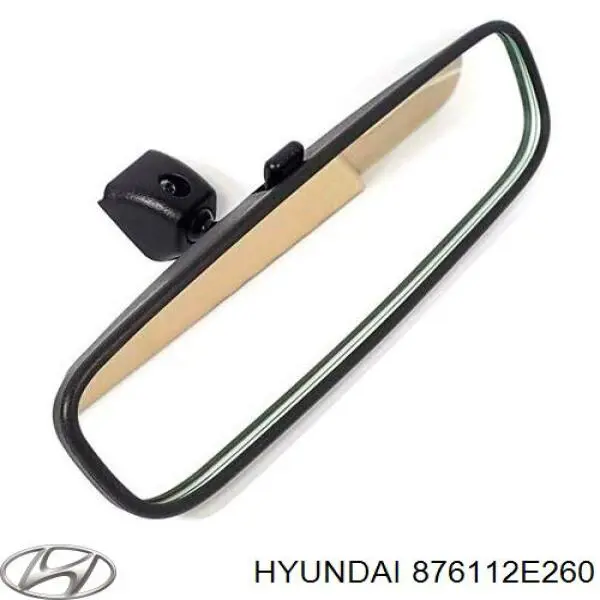 876112E220 Hyundai/Kia дзеркальний елемент дзеркала заднього виду, лівого