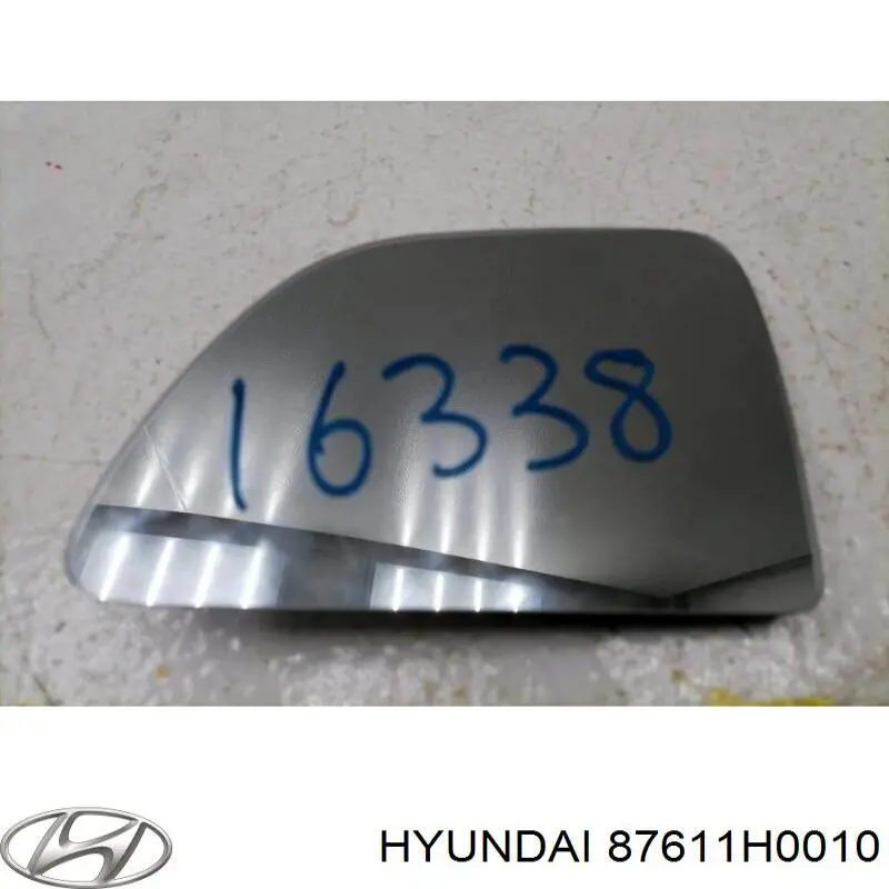 Дзеркальний елемент дзеркала заднього виду, лівого 87611H0010 Hyundai/Kia