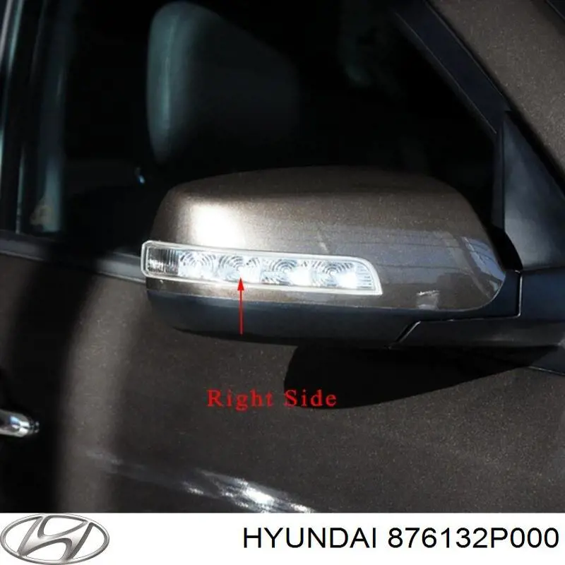 Покажчик повороту дзеркала, лівий 876132P000 Hyundai/Kia