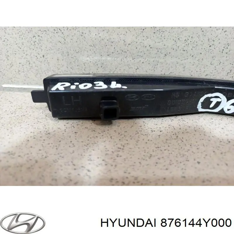 876144Y000 Hyundai/Kia Покажчик повороту дзеркала, лівий