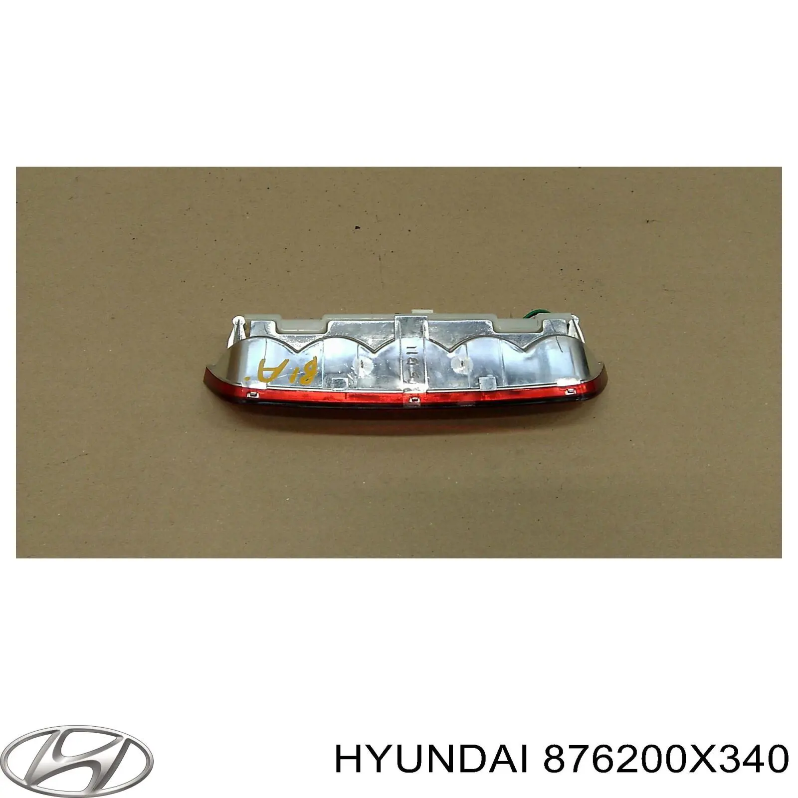 876200X340 Hyundai/Kia Праве дзеркало заднього виду