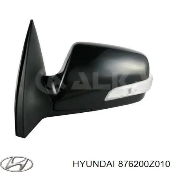 Праве бічне дзеркало Hyundai/Kia 876200Z010 ціна, від 126.66 USD