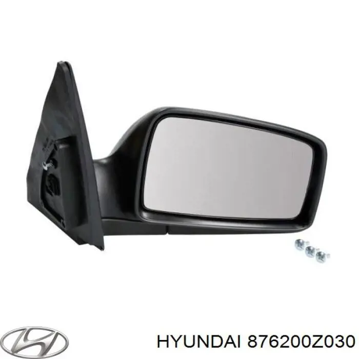 Праве бічне дзеркало Hyundai/Kia 876200Z030 ціна, від 97.72 USD