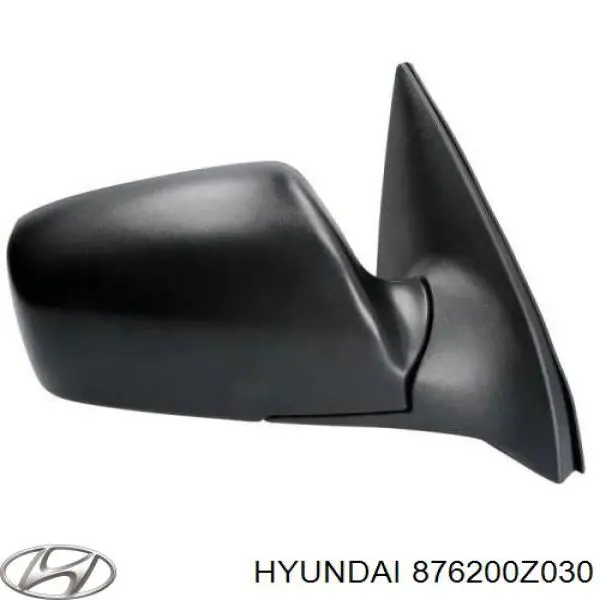 876200Z030 Hyundai/Kia Праве дзеркало заднього виду