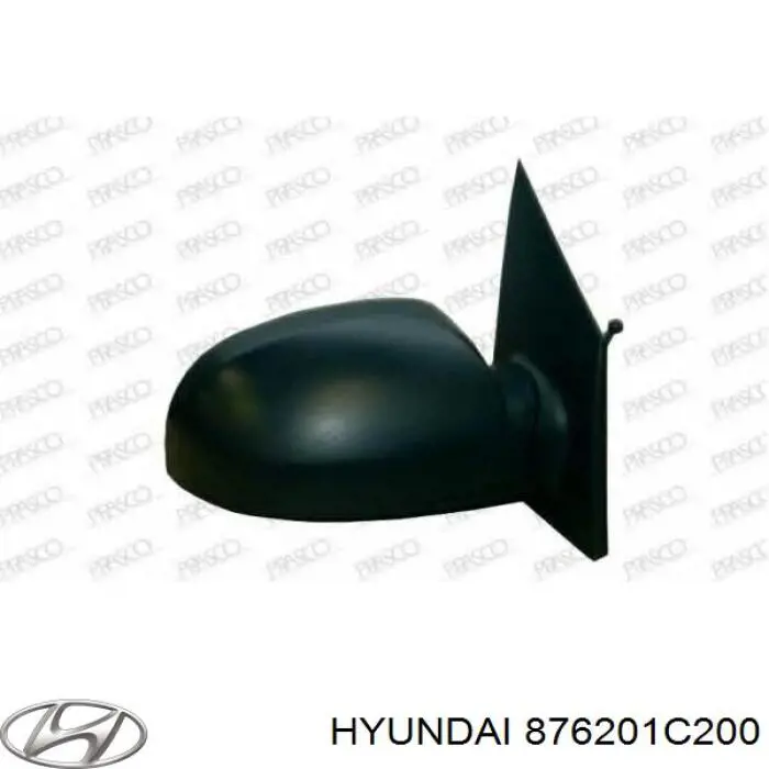 Купити 876201C200 Hyundai/Kia Дзеркало праве