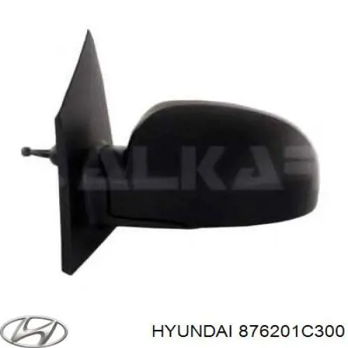 Праве бічне дзеркало Hyundai/Kia 876201C040NW ціна, від 57.12 USD