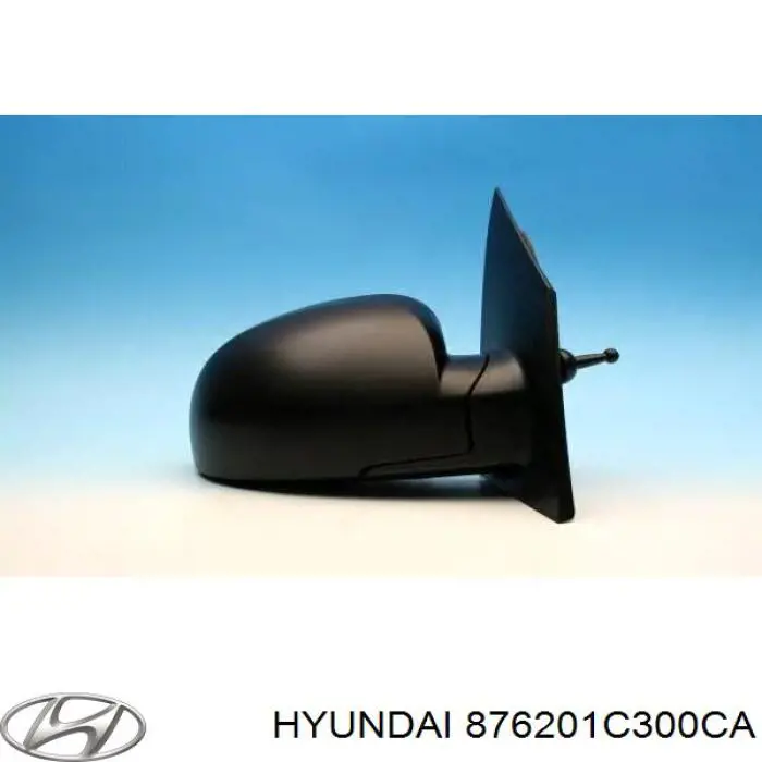 876201C300CA Hyundai/Kia дзеркало заднього виду, праве