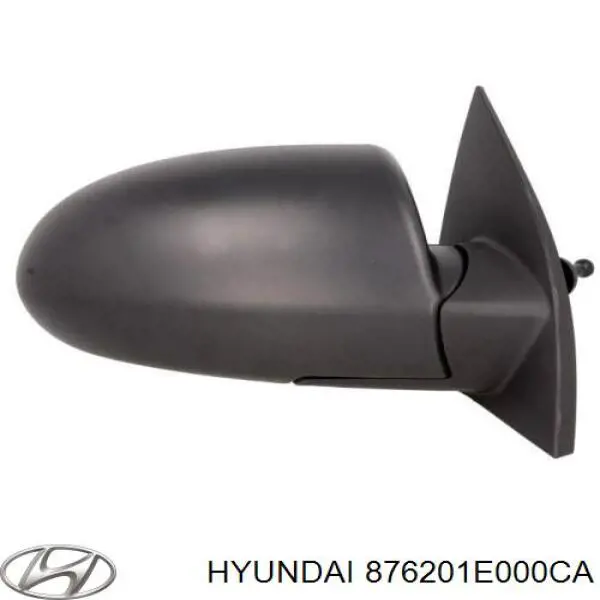 Дзеркало праве 876201E000 Hyundai/Kia