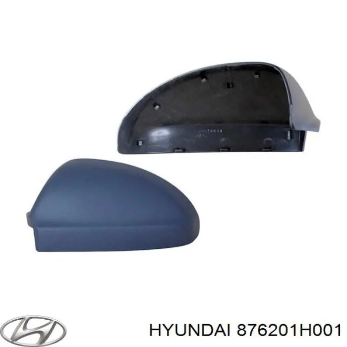 876201H001 Hyundai/Kia Праве дзеркало заднього виду
