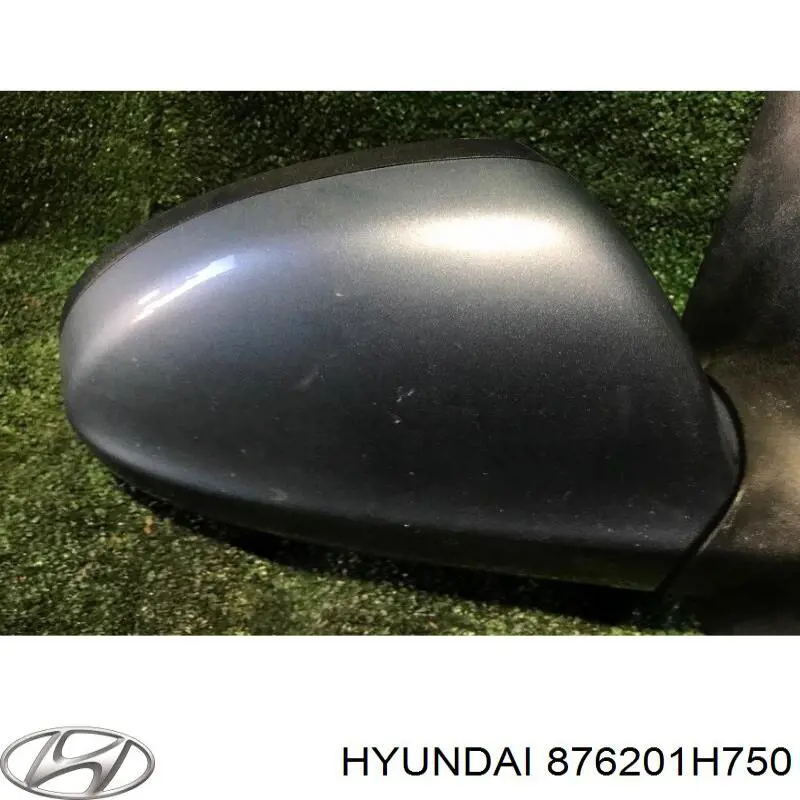876201H750 Hyundai/Kia Праве дзеркало заднього виду