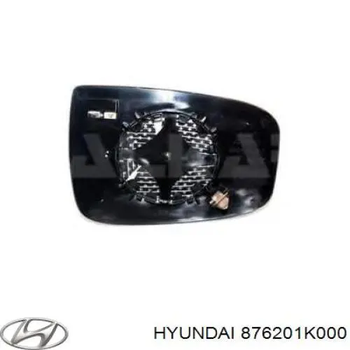 876201K000 Hyundai/Kia Праве дзеркало заднього виду