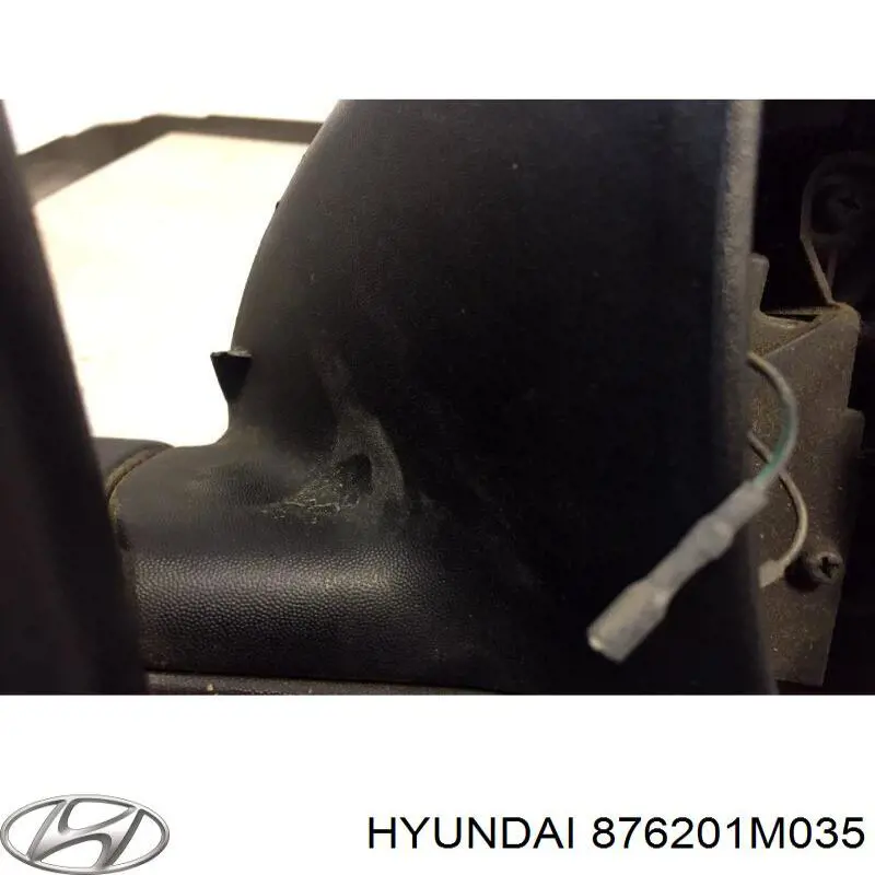 876201M035 Hyundai/Kia Праве дзеркало заднього виду