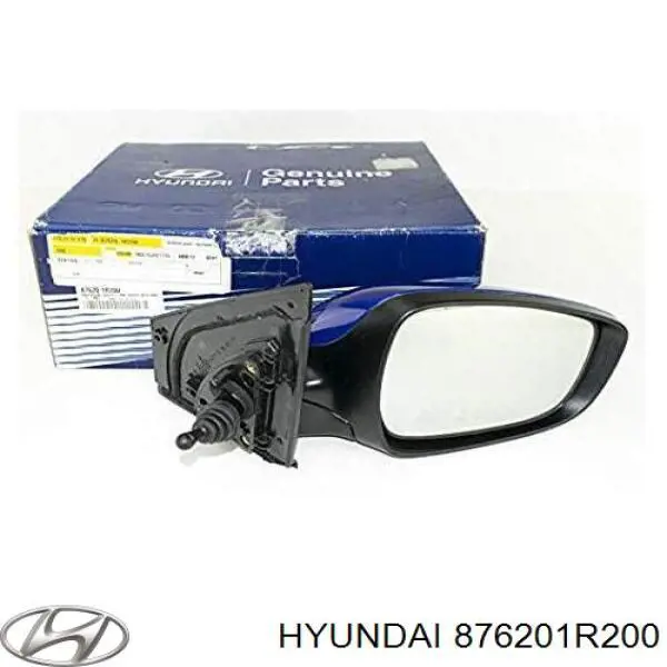 876201R200 Hyundai/Kia дзеркало заднього виду, праве