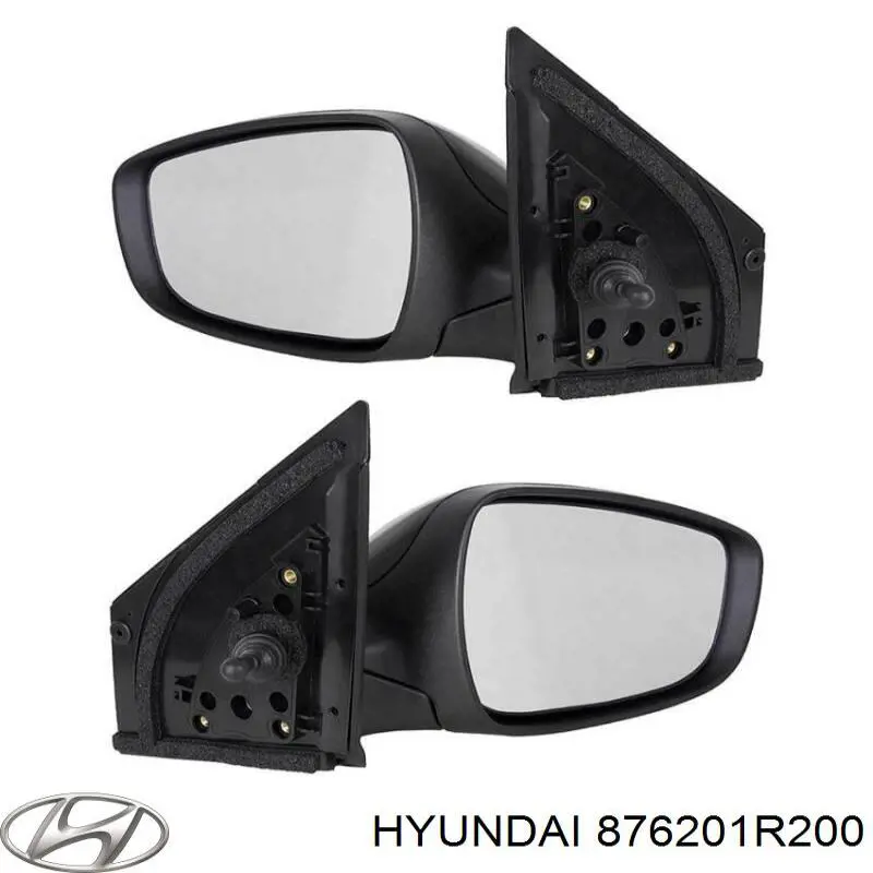 Дзеркало праве 876201R200 Hyundai/Kia