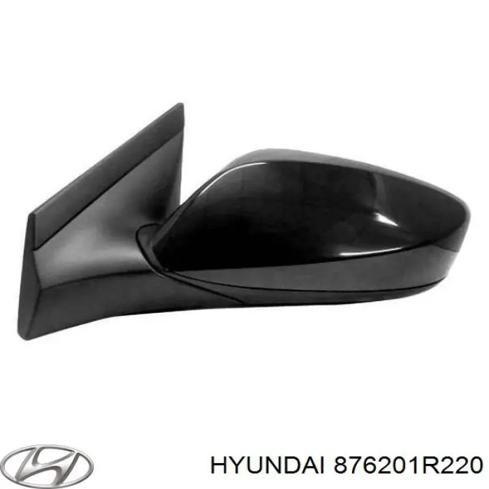 876201R220 Hyundai/Kia Праве дзеркало заднього виду