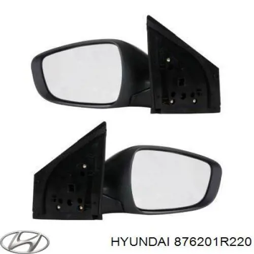 Праве бічне дзеркало Hyundai/Kia 876201R220 ціна, від 114.02 USD