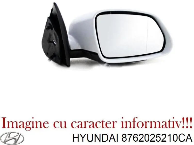 Праве бічне дзеркало Hyundai/Kia 8762025210CA ціна, від 32.68 USD