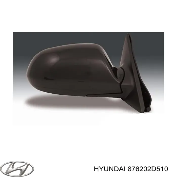 Праве бічне дзеркало Hyundai/Kia 876202D510 ціна, від 68.98 USD