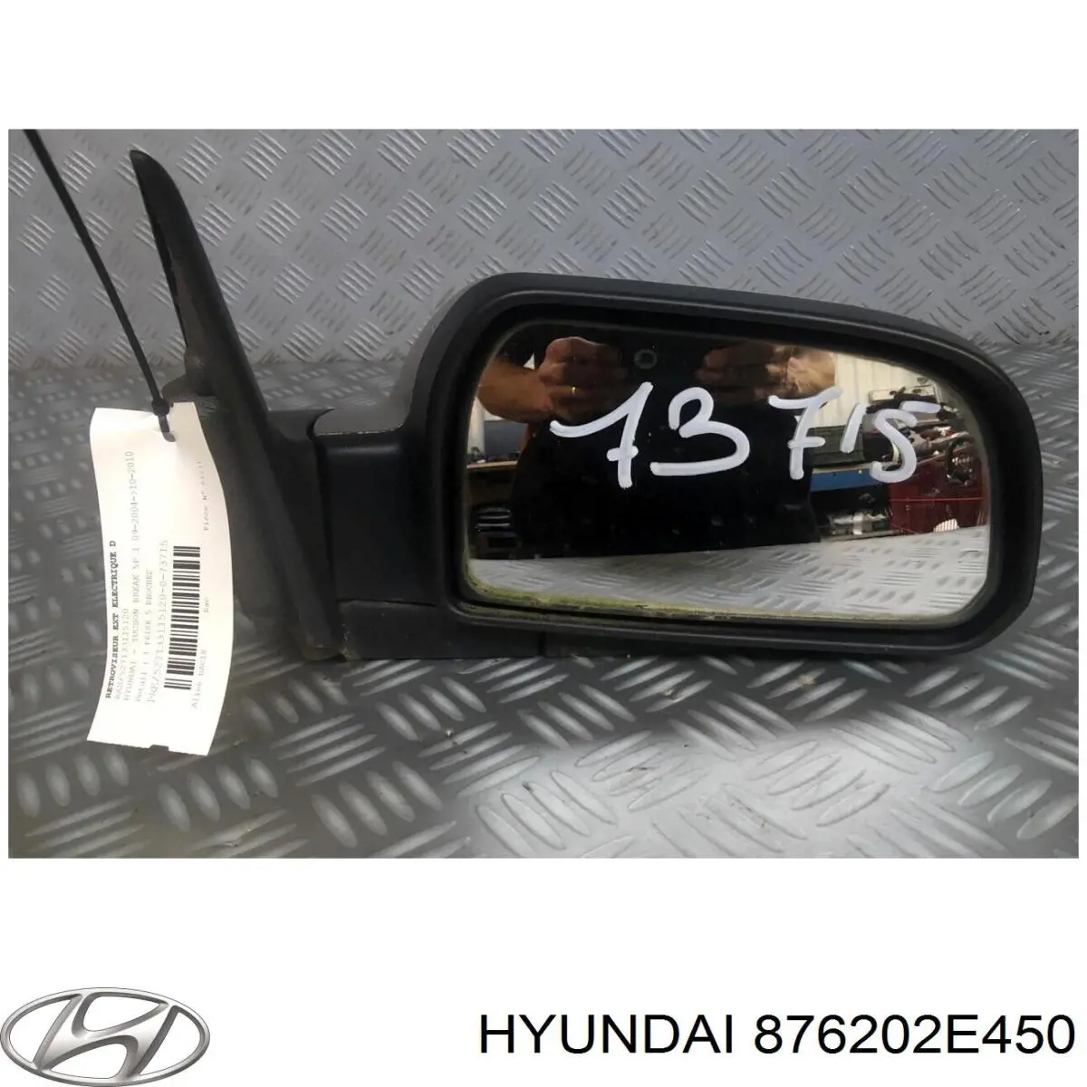 876202E450 Hyundai/Kia Праве дзеркало заднього виду
