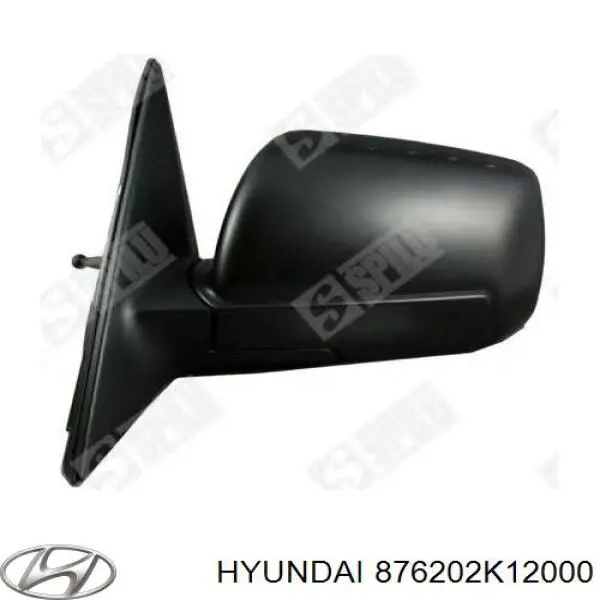 876202K12000 Hyundai/Kia Праве дзеркало заднього виду