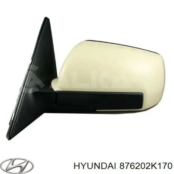 876202K170 Hyundai/Kia Праве дзеркало заднього виду