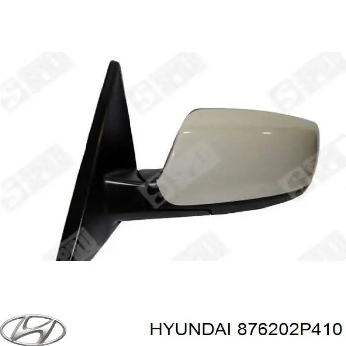 876202P410 Hyundai/Kia Праве дзеркало заднього виду