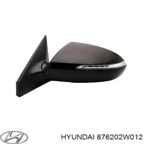 Праве бічне дзеркало Hyundai/Kia 876202W012 ціна, від 282.96 USD