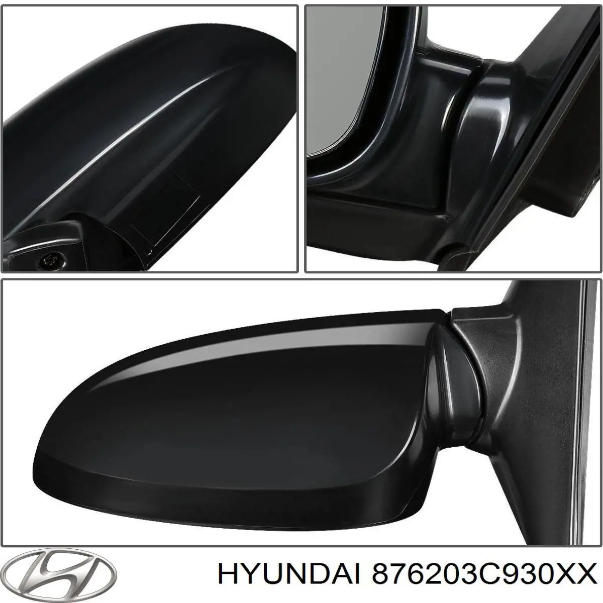 876203C930XX Hyundai/Kia дзеркало заднього виду, праве