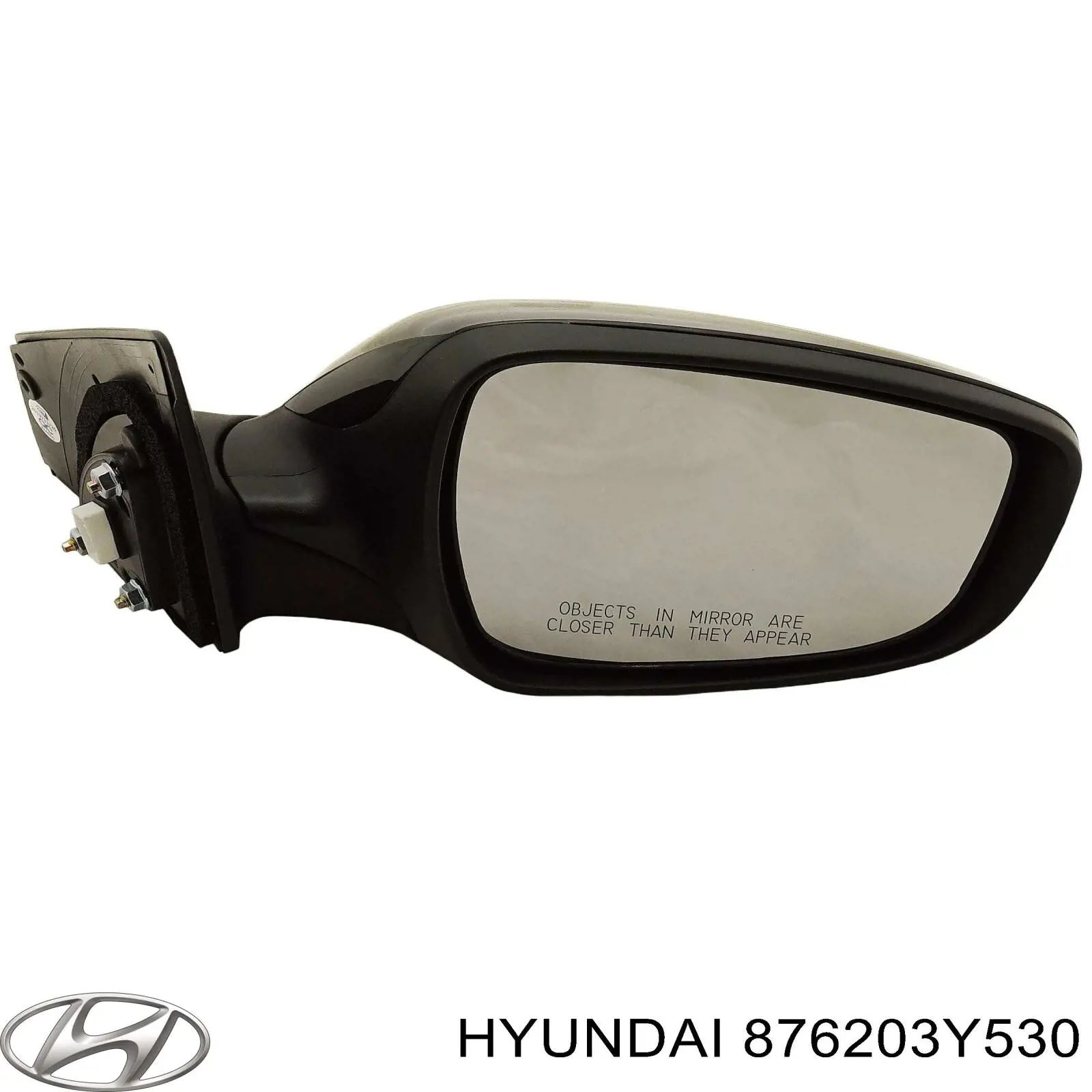 Праве бічне дзеркало Hyundai/Kia 876203Y530 ціна, від 142.50 USD