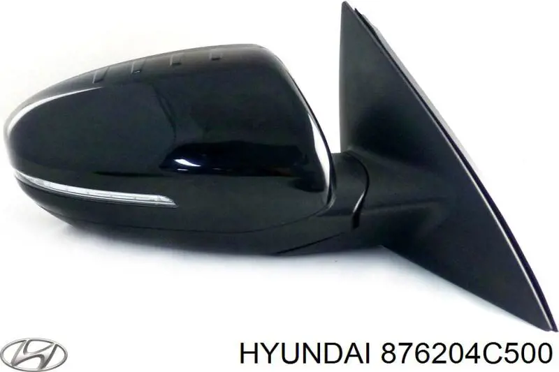 Праве бічне дзеркало Hyundai/Kia 876204C500 ціна, від 126.66 USD