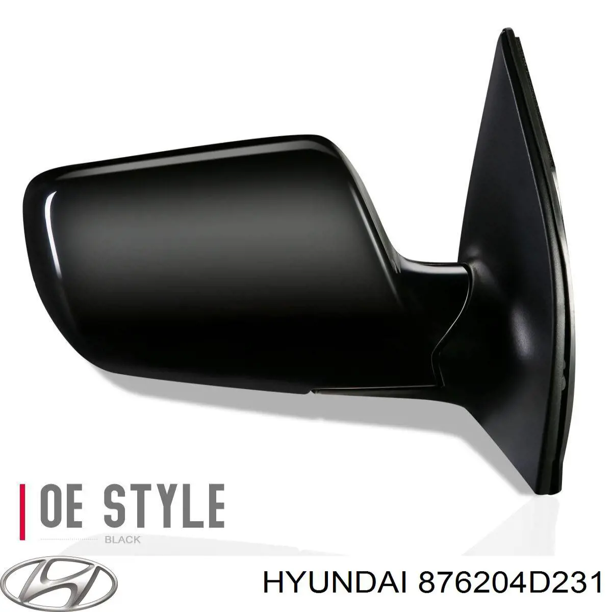 876204D231 Hyundai/Kia Праве дзеркало заднього виду