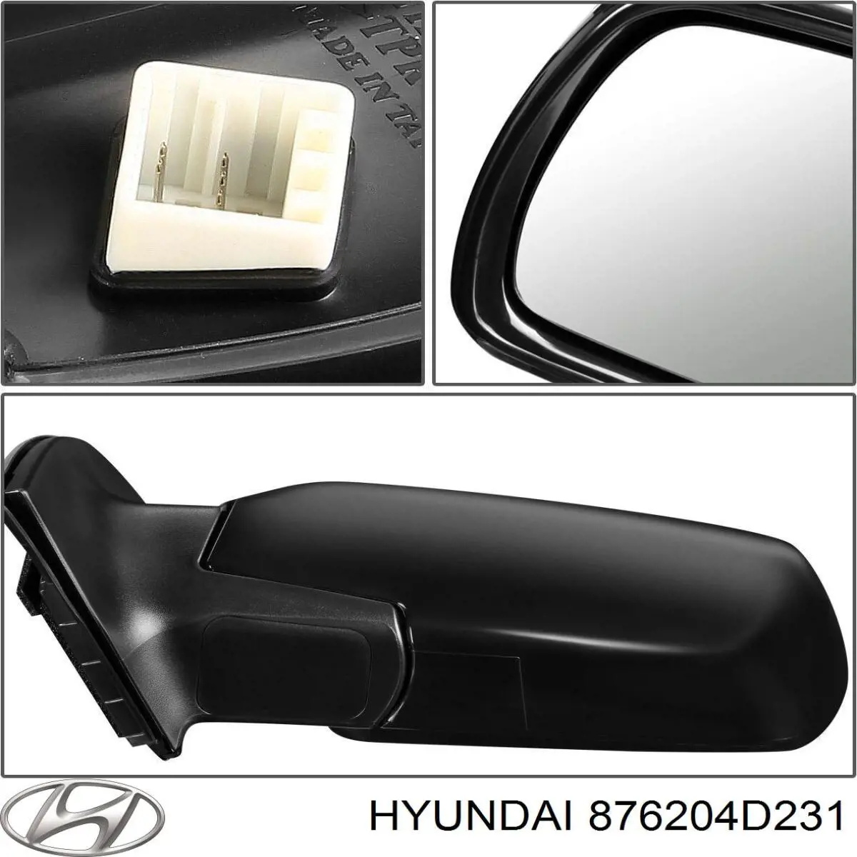 Купити 876204D231 Hyundai/Kia Дзеркало праве