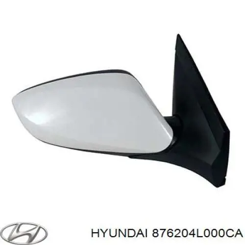876204L000CA Hyundai/Kia дзеркало заднього виду, праве