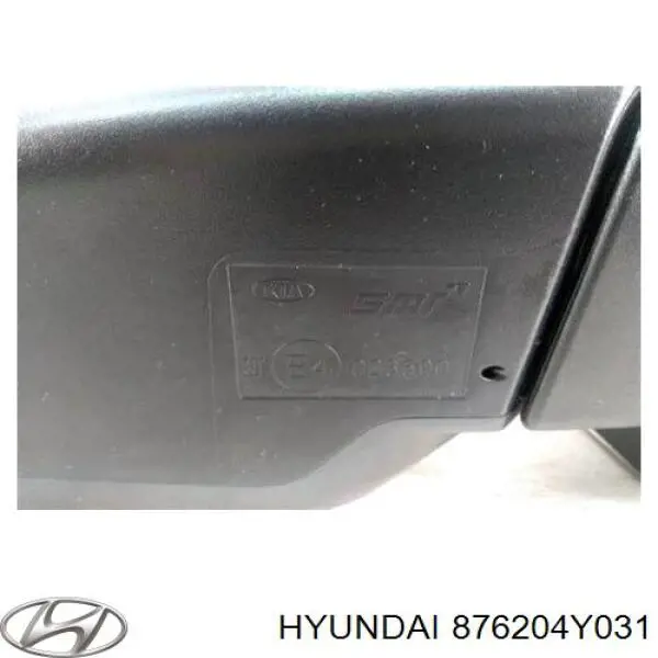 Дзеркало заднього виду, праве 876204Y031 Hyundai/Kia