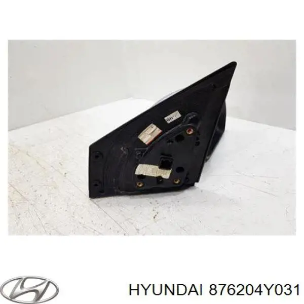 876204Y031 Hyundai/Kia Праве дзеркало заднього виду