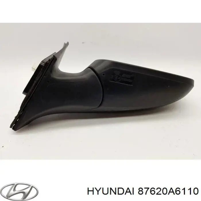 87620A6110 Hyundai/Kia Праве дзеркало заднього виду