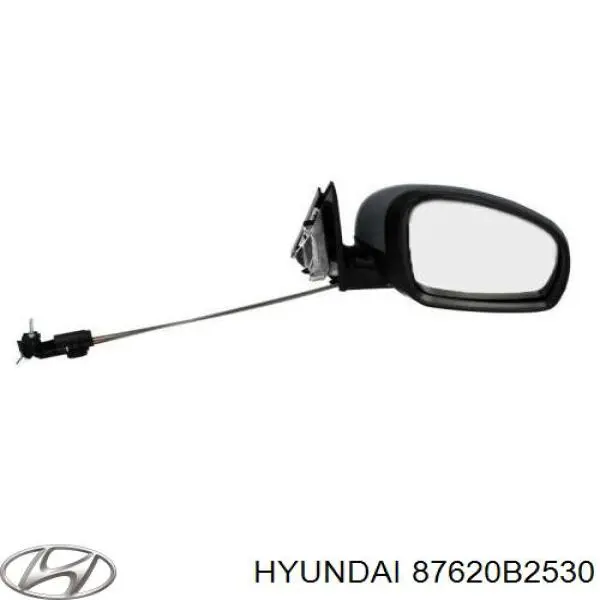 87620B2530 Hyundai/Kia Праве дзеркало заднього виду