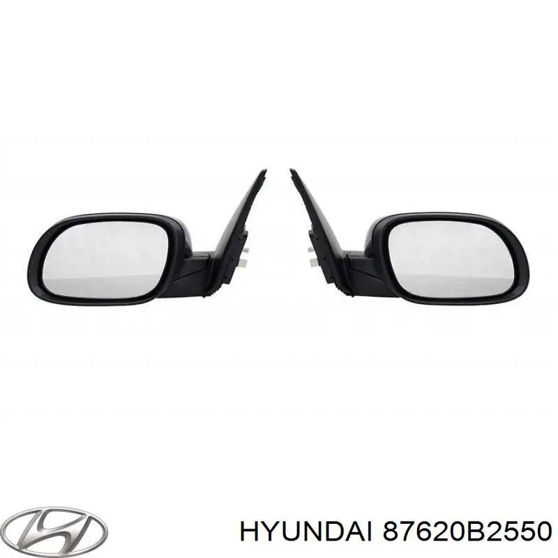 Дзеркало праве 87620B2550 Hyundai/Kia
