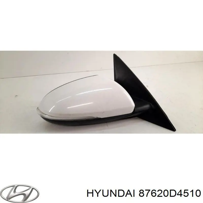 87620D4510 Hyundai/Kia Праве дзеркало заднього виду