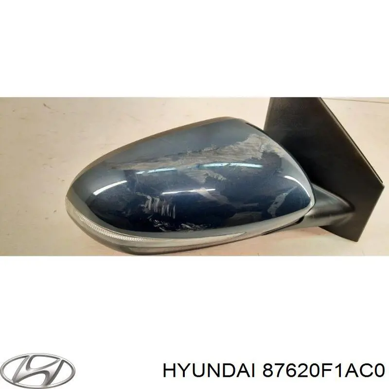 87620F1AC0 Hyundai/Kia Праве дзеркало заднього виду