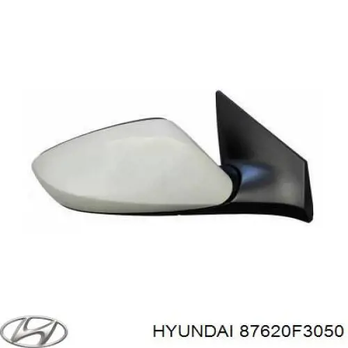 87620F3050 Hyundai/Kia Праве дзеркало заднього виду