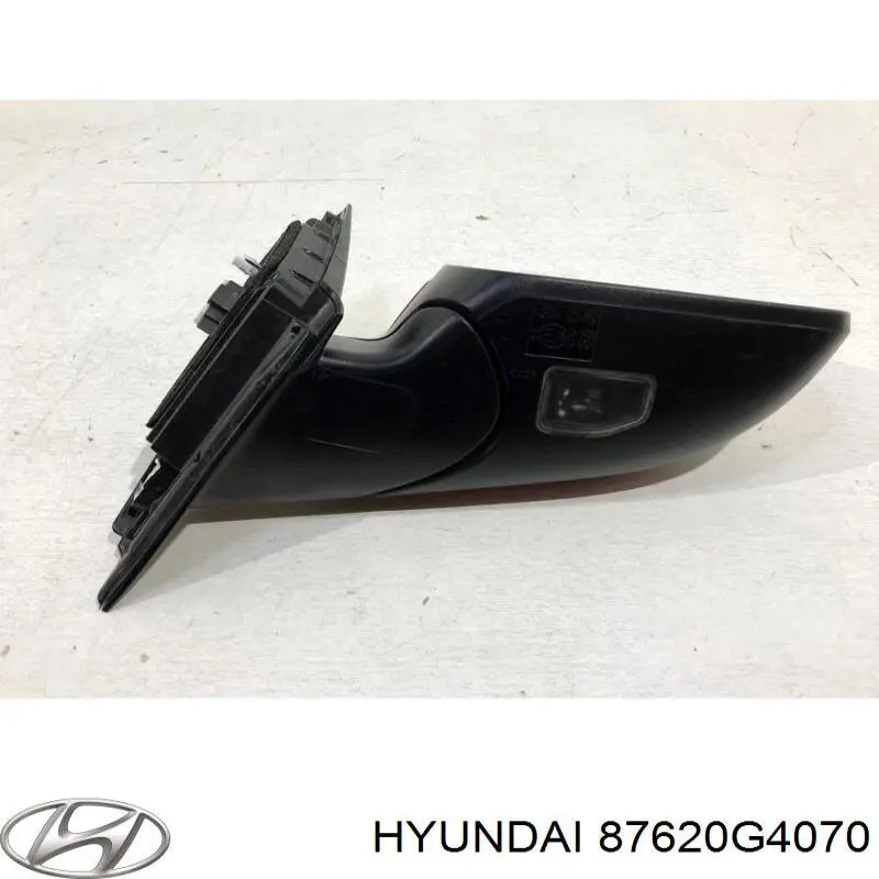 87620G4070 Hyundai/Kia Праве дзеркало заднього виду