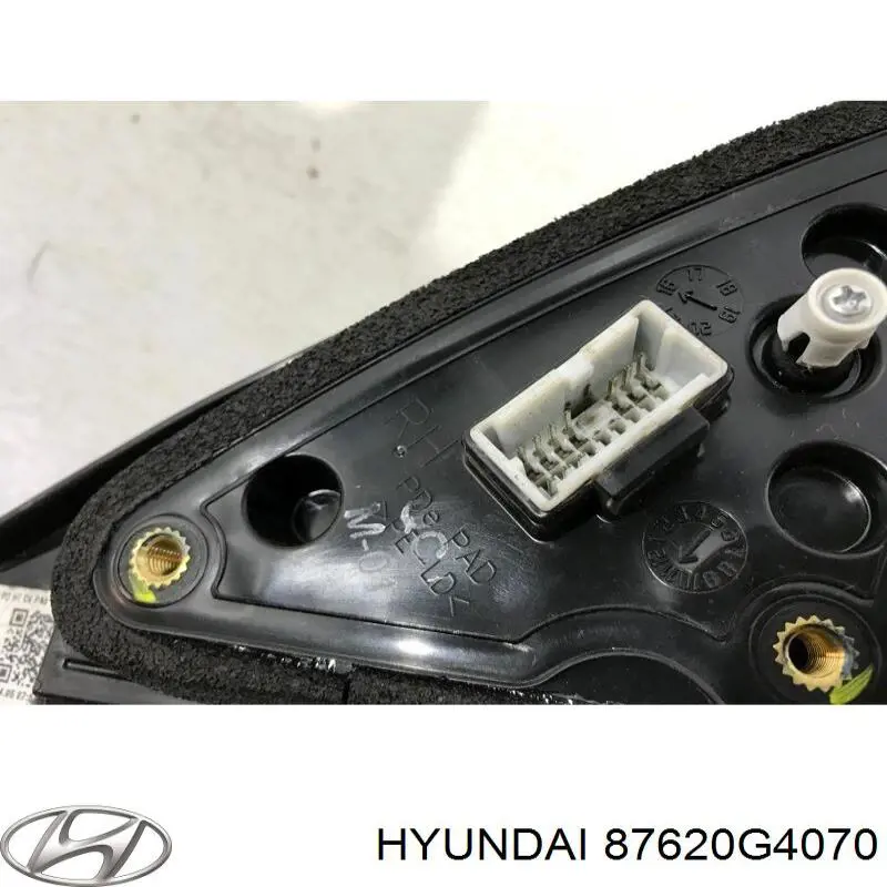 Праве бічне дзеркало Hyundai/Kia 87620G4070 ціна, від 259.67 USD
