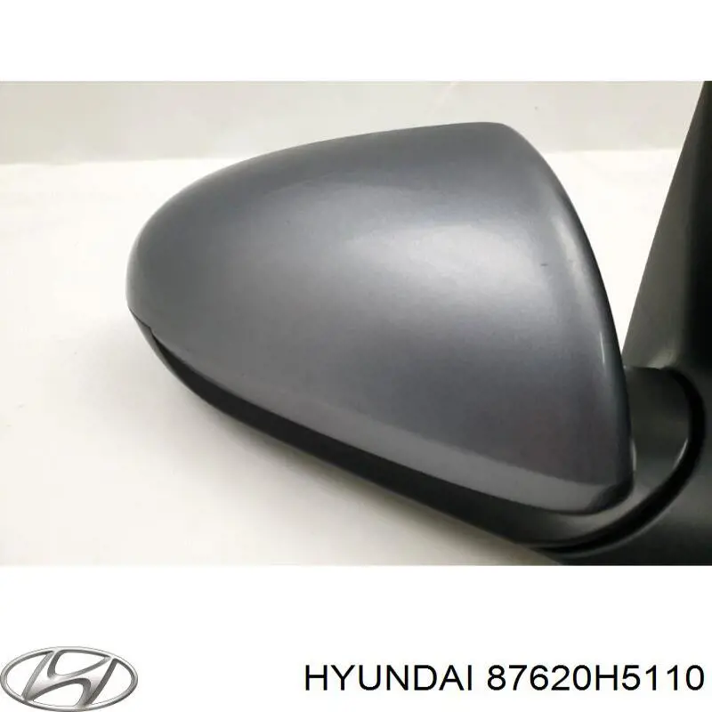 87620H5110 Hyundai/Kia Праве дзеркало заднього виду